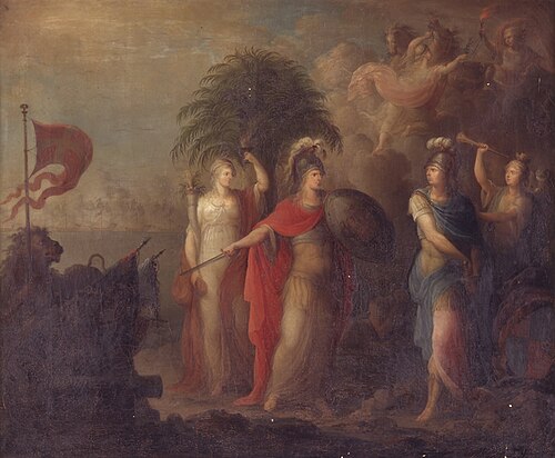 Allegori på slaget den 2. april 1801, 1804, Anthon Christoffer Rüde