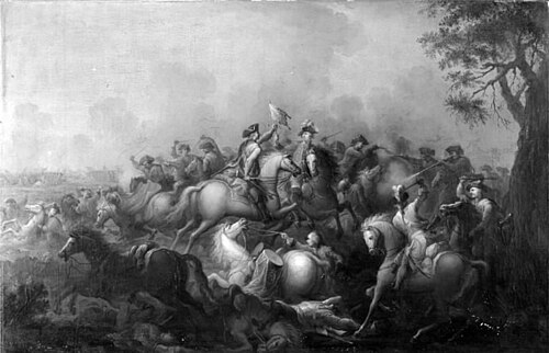 En rytterfægtning, 1787, Anthon Christoffer Rüde