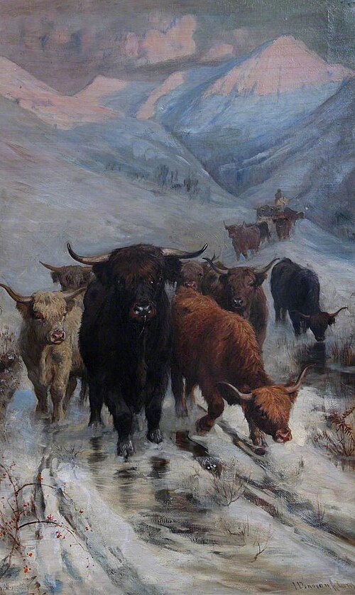 Winter in Glen Lomond, , Joseph Denovan Adam