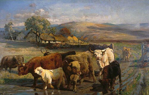 Going to Pasture, 1887, Joseph Denovan Adam