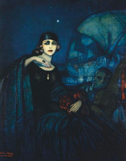 Pola Negri and Rudolph Valentino, , Federico Beltran Masses