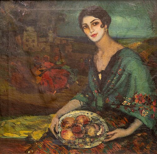 Woman in Blue, , Federico Beltran Masses