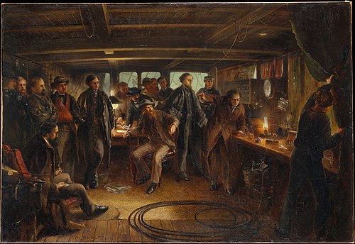Awaiting the Reply, 1866, Robert Charles Dudley