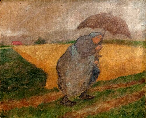 Bretonne au parapluie, , Henri-Gabriel Ibels