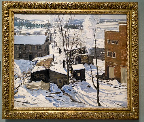 The Powerhouse, Falls Village, Connecticut, 1914, Walter Elmer Schofield