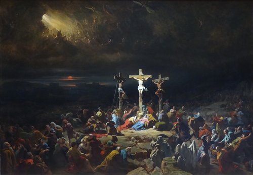 Le Dernier soupir du Christ, 1840, Julien-Michel Gué