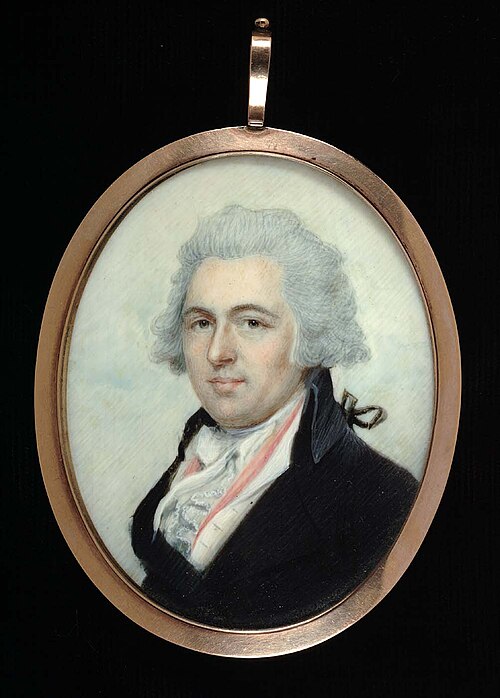 Portrait of a Gentleman with Initials J. B., 1795, Benjamin Trott
