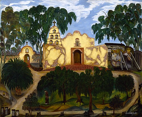 San Diego Mission, 1937, Josephine Joy