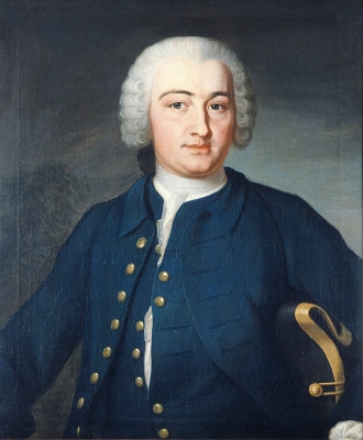 Portrait of Gustaf Adolf von Siegroth (1725-1802), 1745, Johan Joachim Streng