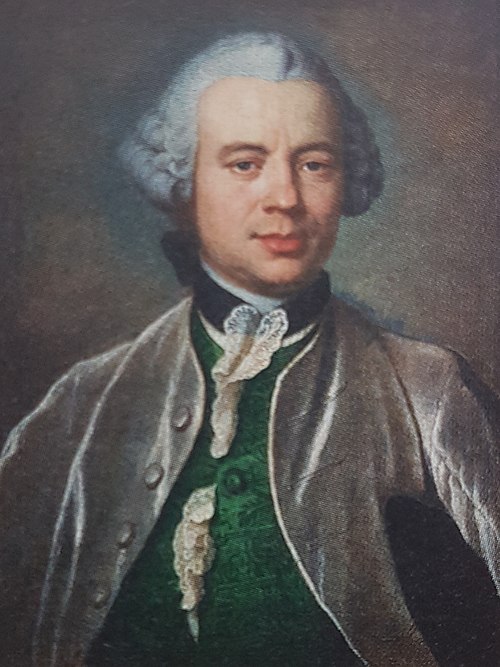 Bengt Bergius (1723-1784), 1750, Johan Joachim Streng