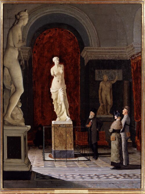 Interior from the Louvre, 1883, Juho Forsell