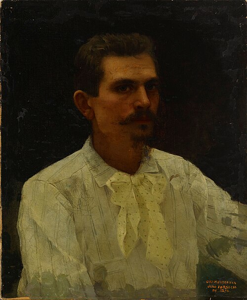 Self-Portrait, 1892, Juho Forsell