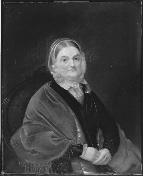Mrs. Roswell Gleason (Rebecca Tucker Vose), 1848, Edward Dalton Marchant