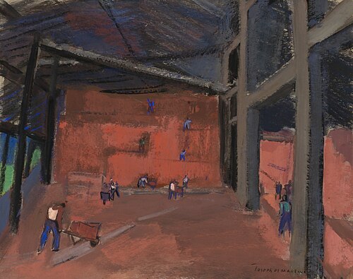 Brick Kiln, 1939, Joseph De Martini