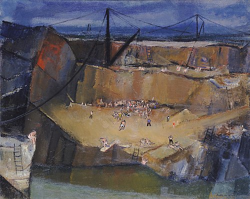 Quarry Pool, 1936, Joseph De Martini