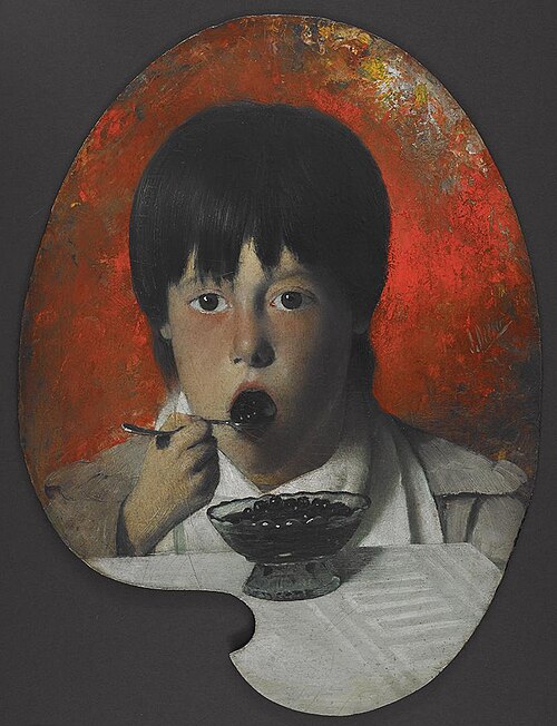 Boy Eating Berries, , Joseph Decker