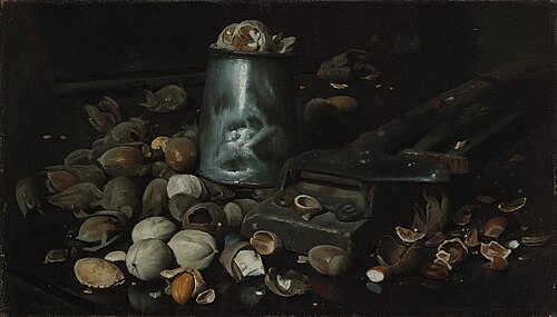 Still Life with Tin Can and Nut, 1886, Joseph Decker