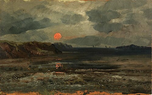 Sunrise over Fishing Waters--Maine, 1880, William Edward Norton