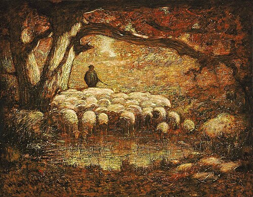 The Watering Place, 1910, Louis Paul Dessar