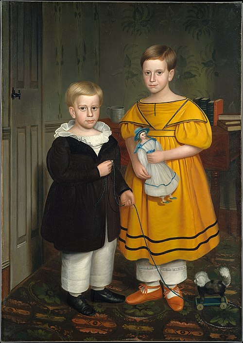 The Raymond Children, 1838, Robert Peckham