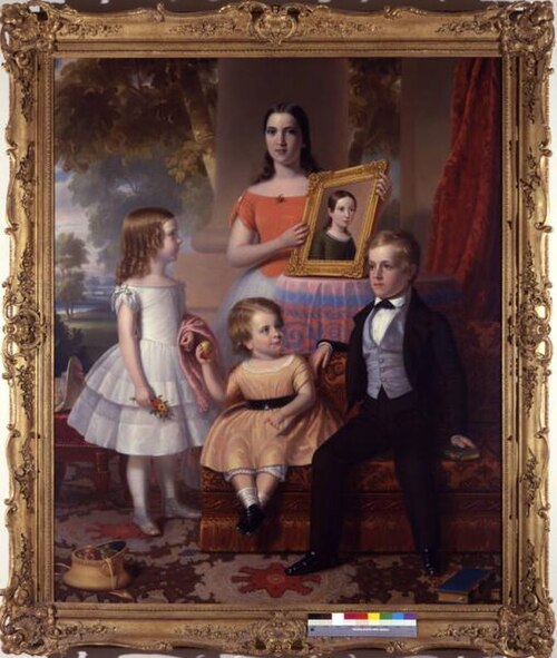 The Clark Children, 1846, Frederick R. Spencer