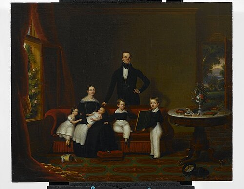 Family Group, 1840, Frederick R. Spencer
