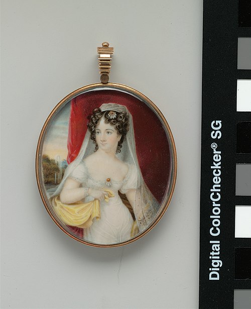 Portrait d'une dame., 1830, Frederick R. Spencer