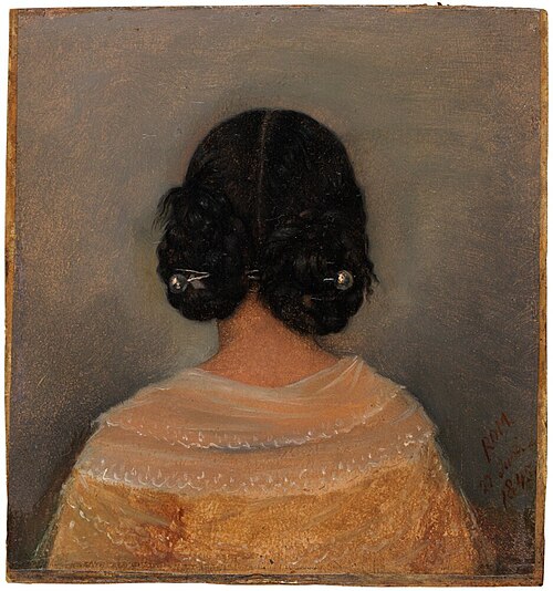 Study of a Woman from Behind, 1845, Albert Küchler