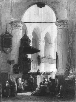 Church in Delft, 1832, Anthonie Waldorp
