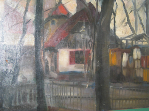 Street view., 1915, Axel Bentzen