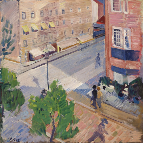 Street view., 1922, Axel Bentzen