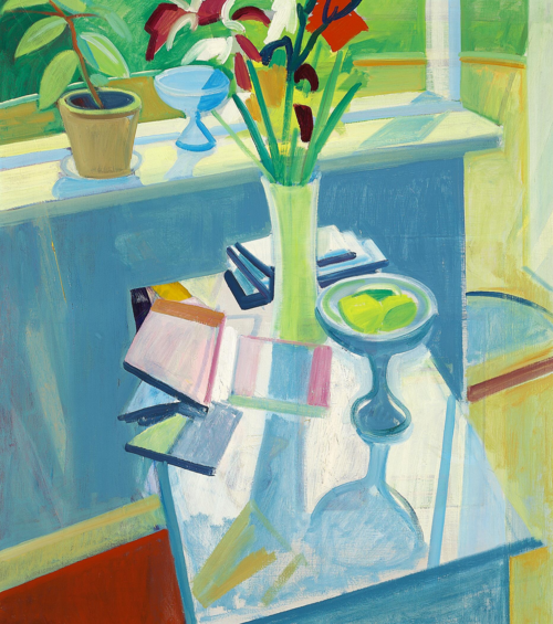 Still life with flowers., 1950, Axel Bentzen