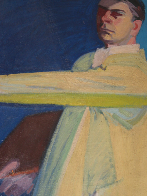 Self-portrait., 1950, Axel Bentzen