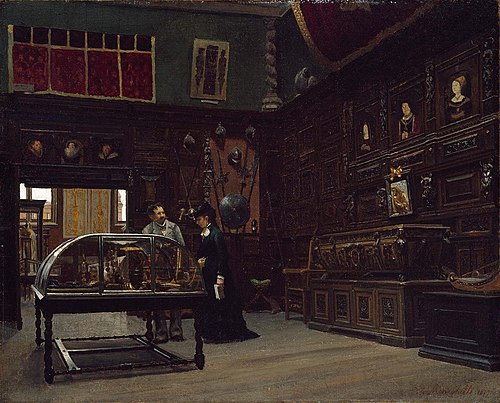 The Lawrence Room, Museum of Fine Arts, Boston, 1879, Enrico Meneghelli