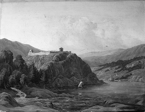 Klipper ved Götaelven, 1836, Henrich Christian From
