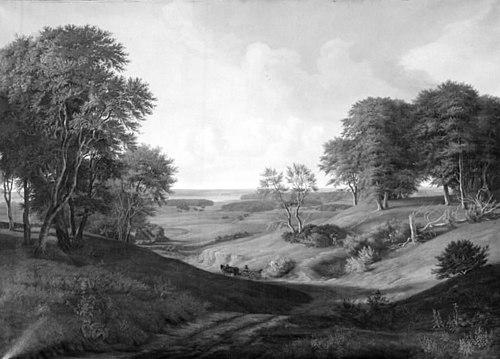 Parti i nærheden af Nøddebo, 1843, Henrich Christian From