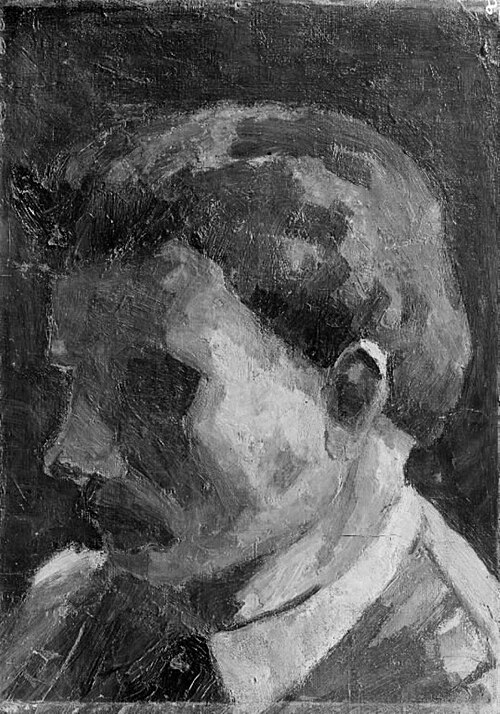The Painter Edvard Weie, 1908, Kristian Kongsbøll