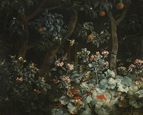 Foliage, Flowers and Birds, 1796, Philip Reinagle