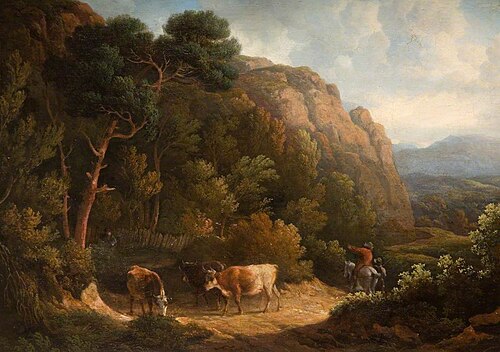 Landscape with Cows, , Philip Reinagle