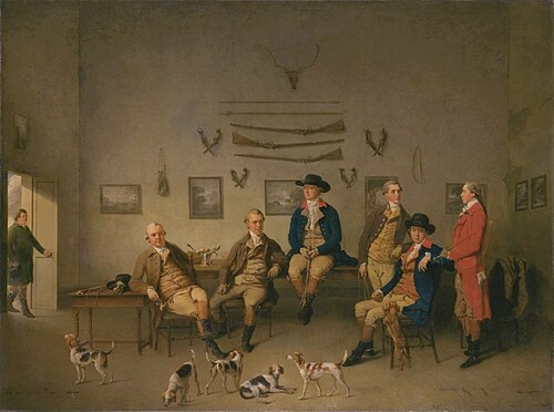 Members of the Carrow Abbey, 1780, Philip Reinagle
