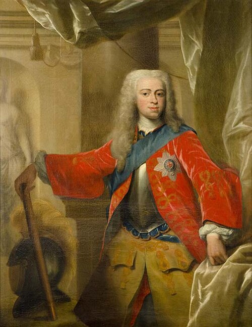 Portrait of a youn William IV, 1735, Philip van Dijk