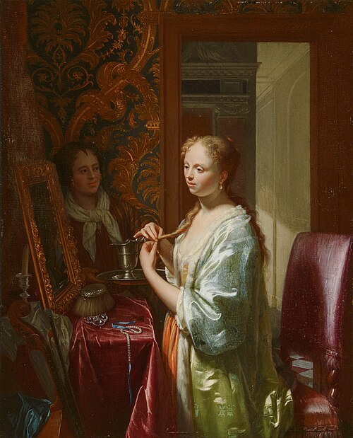 Femme à la toilette, 1720, Philip van Dijk