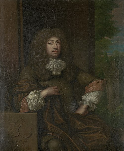 Portrait of Jan Boudaen Courten (1635-1716), lord of St. Laurens, Schellach and Popkensburg, Judge a, 1721, Philip van Dijk