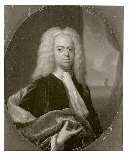 portrait of S.Radermacher 1729, 1737, Philip van Dijk
