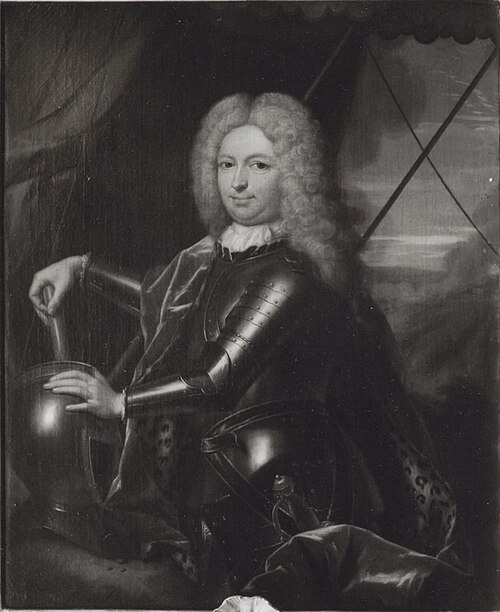 Portrait of François Nicolaas Fagel, 1735, Philip van Dijk