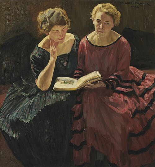 Bildnis zweier Damen, 1922, Philipp Franck