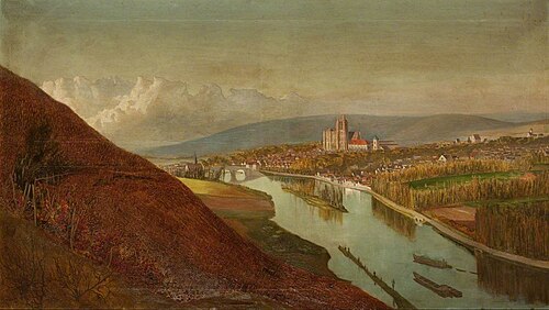 Sens from the Vineyards, 1863, Philip Gilbert Hamerton