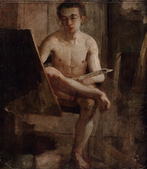 A Young Art Student (Portrait of Thomas Eakins), 1860, Charles Lewis Fussell