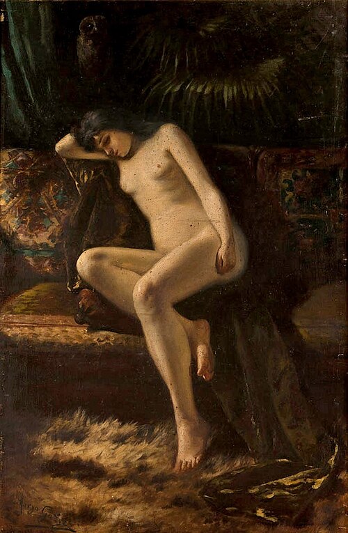 Akt kobiety, 1900, Maria Gażycz