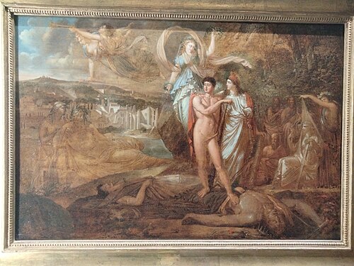 La Rébellion lyonnaise terrassée par le génie de la Liberté, 1794, Philippe-Auguste Hennequin